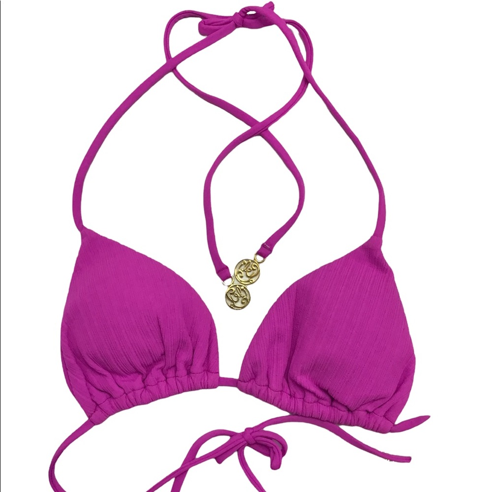 Luli Fama Triangle Bikini Top XSmall